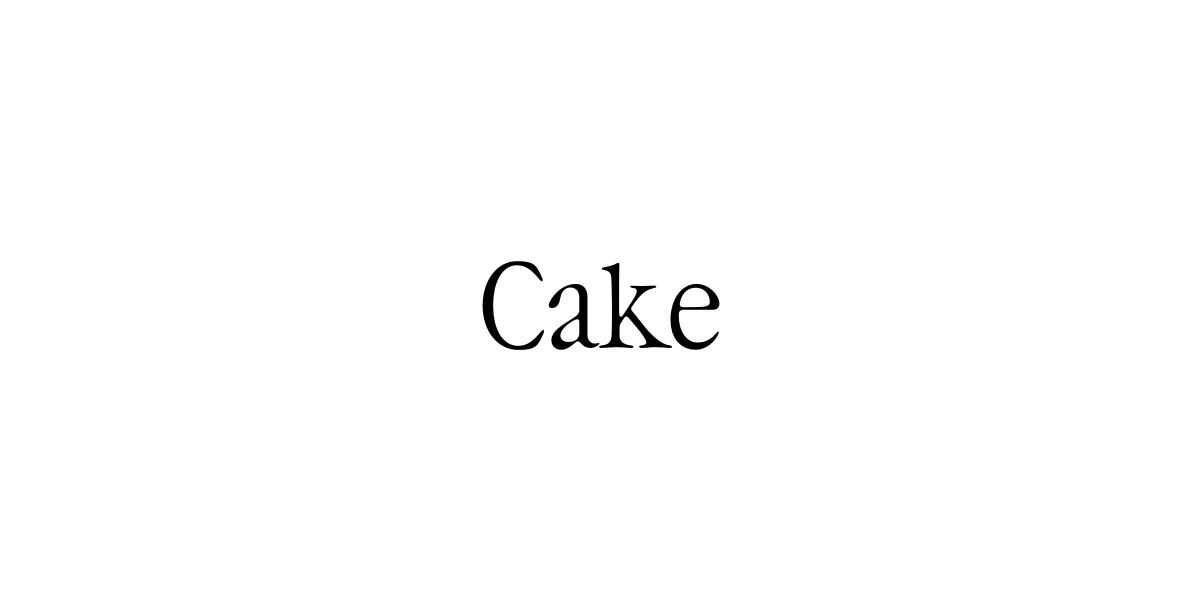 Cake (All)